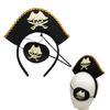 Fun Headbands Halloween Pirate Eyepatch for Party Glitter Headwear Photo Props