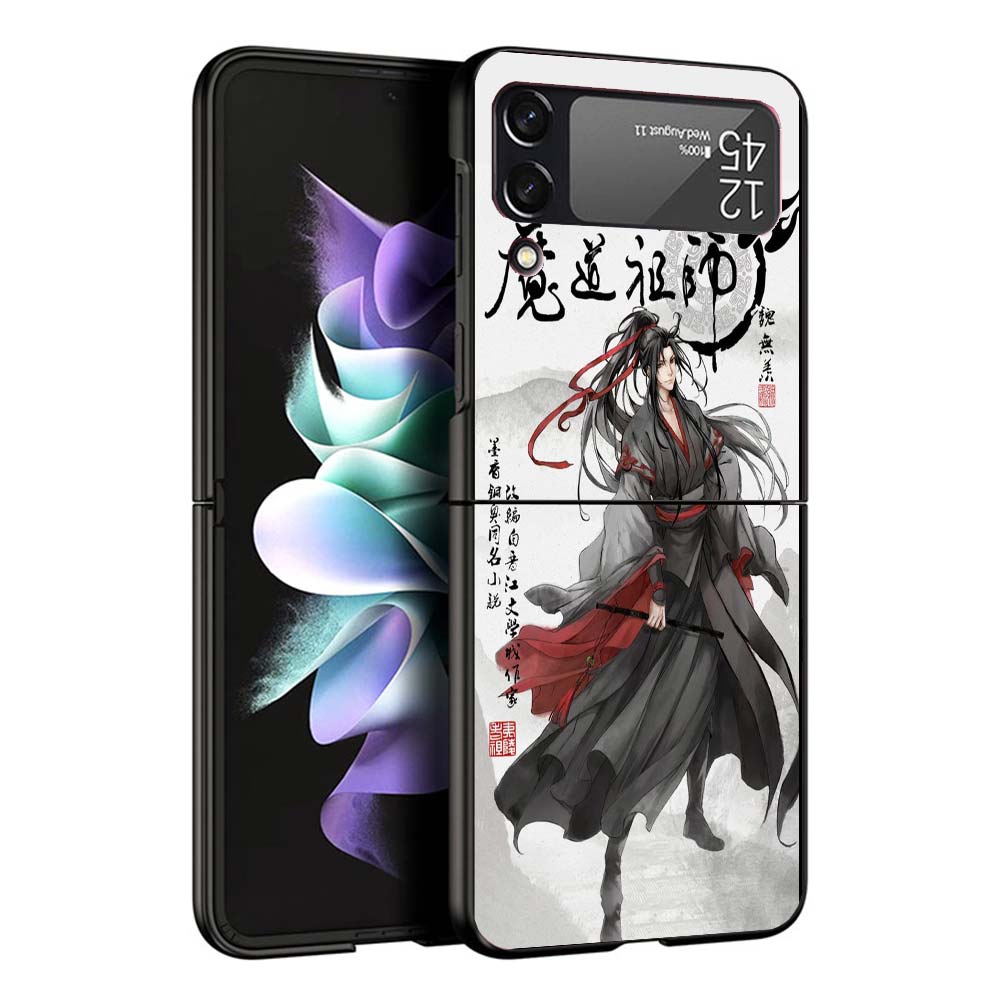 Anime Mo Dao Zu Shi Cases For Samsung Galaxy Z Flip 4 5 6 7 3 Z Flip7 Flip6 Flip4 Flip5 Flip3 5G Hard Shockproof Fundas Cover Ga