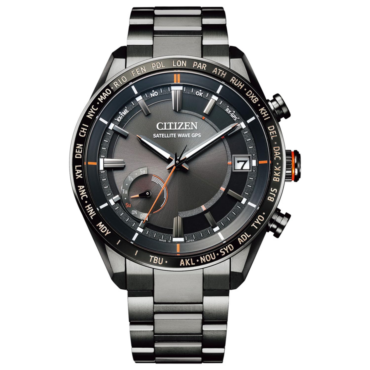 

Atessa F150 GPS супутникове радіо годинник Direct Flight ACT Line Black [Citizen] Eco-Drive Eco-Drive CC3085-51E для чоловіків