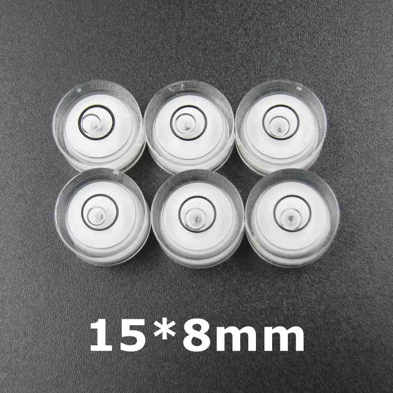 Level Beads Mini Spirit Level Bubble Level Vials Tools for Camera Geological Compass White Color