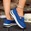 Fashion Crystal Metal Light Breathable Sneakers Women Summer Thick Sole Platform Mesh Shoes Plus Size Comfort Non Slip Walking Shoes