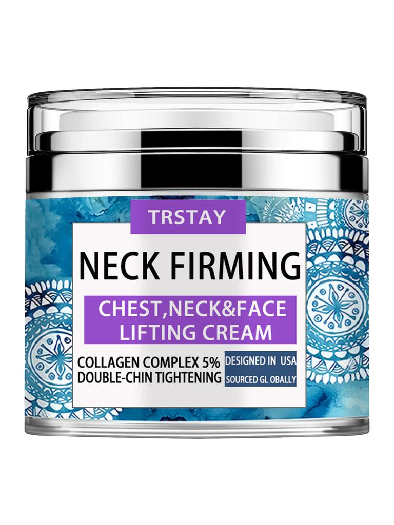 Neck Firming Cream - Double Chin Reducer - Retinol & Collagen Skin Tightening Cream - Anti-Aging Moisturizer for Neck