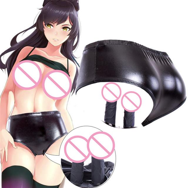 Buttplug Anal Plug Silicone Sex Toys Leather Panties Inside Dildo Chastity Pants Bdsm Bondage Restraint Vibrating Chastity Belt