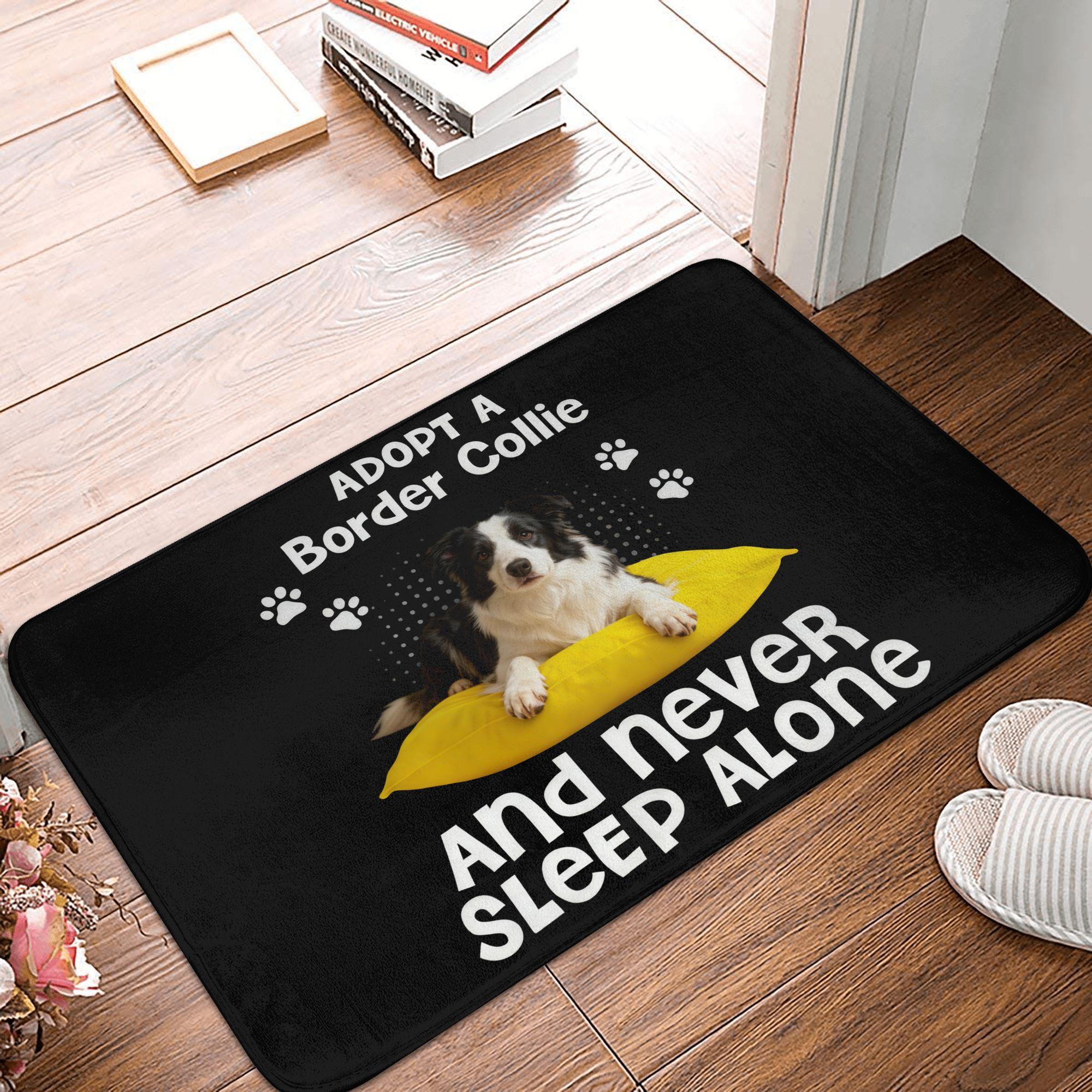 

Adopt Scottish Terrier Never Sleep Alone Doormat Mat Anti-Slip Bath Kitchen Garage Rug Carpet 40*60cm 40x60cm