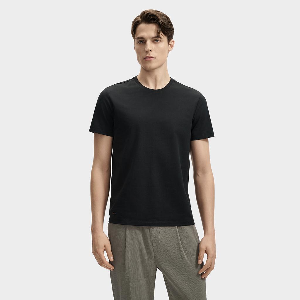 New FILA T Shirts Men's Jet Black F11M432101FBK