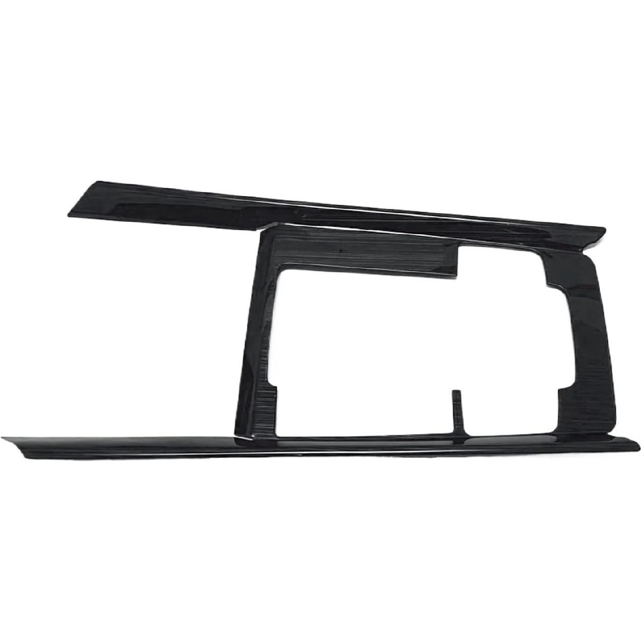 

Accessories Compatible For Mazda 2024 2025 CX-50 CX50 Interior Center Console Gear Panel Trim Sticker Black Brushed Metal