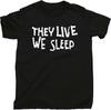 They Live We Sleep T Shirt Rowdy Roddy Piper Sunglasses John Carpenter Movie Tee Black