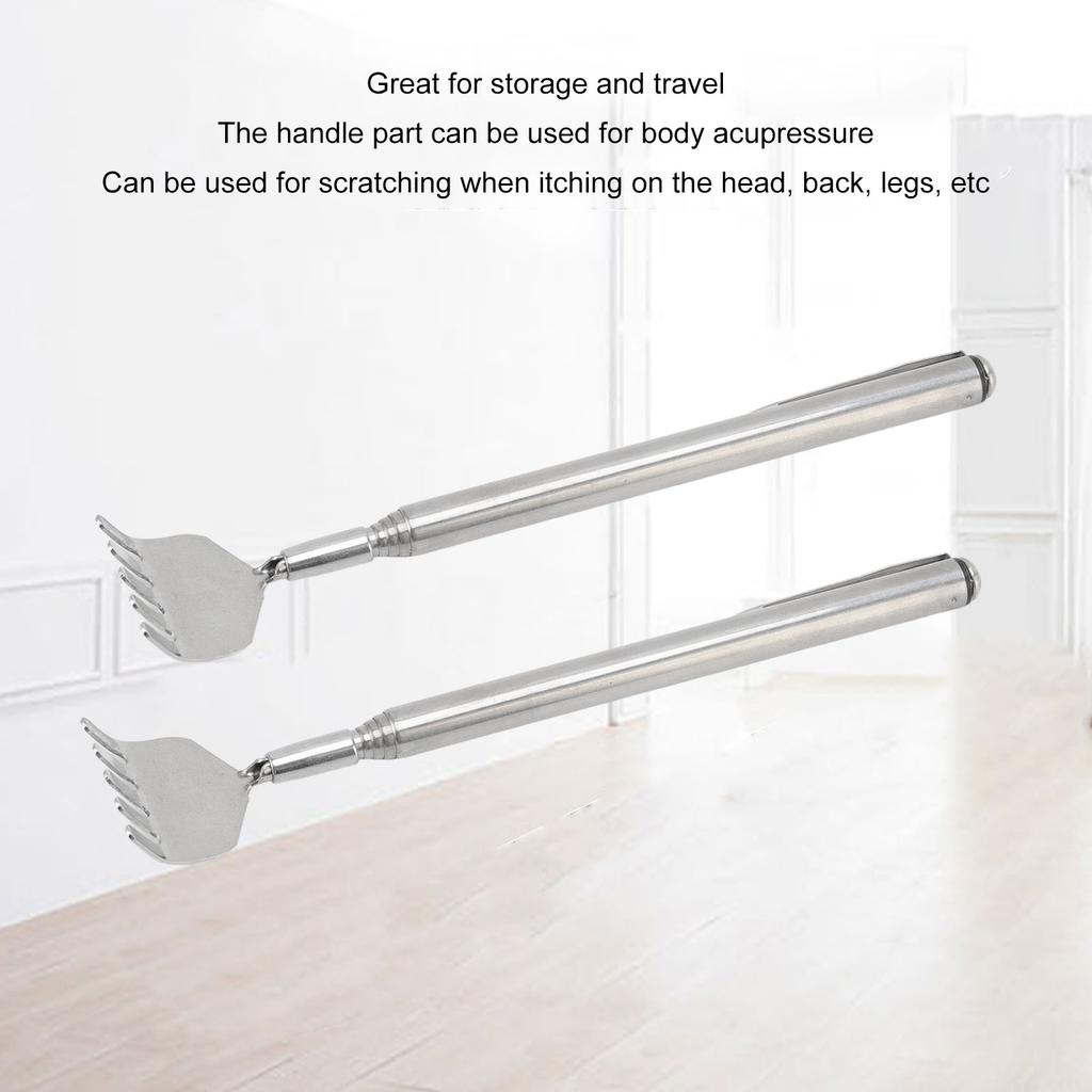 10pcs Back Scratcher Extendable Mini Portable Foldable Back Scratcher Telescoping with Pocket Clip for Relieve Itching