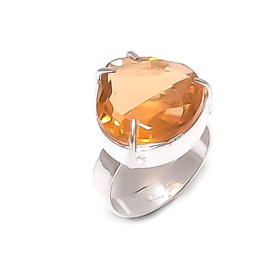 

Морганит Драгоценный камень 925 Стерлинговое серебро Ювелирное кольцо Размер 9