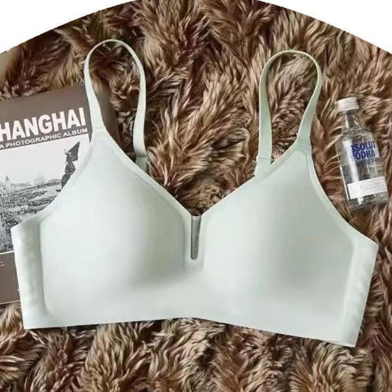 

Бесшовный женский тонкий бюстгальтер с глубоким V-вырезом, с контролем боковых складок, мягкой поддержкой, предотвращающий провисание, без косточек и комфортный пуш-ап 38/85