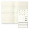 DESIGNPHIL Midori MD Notebook Light Set, B5 Ruled, 3-Pack