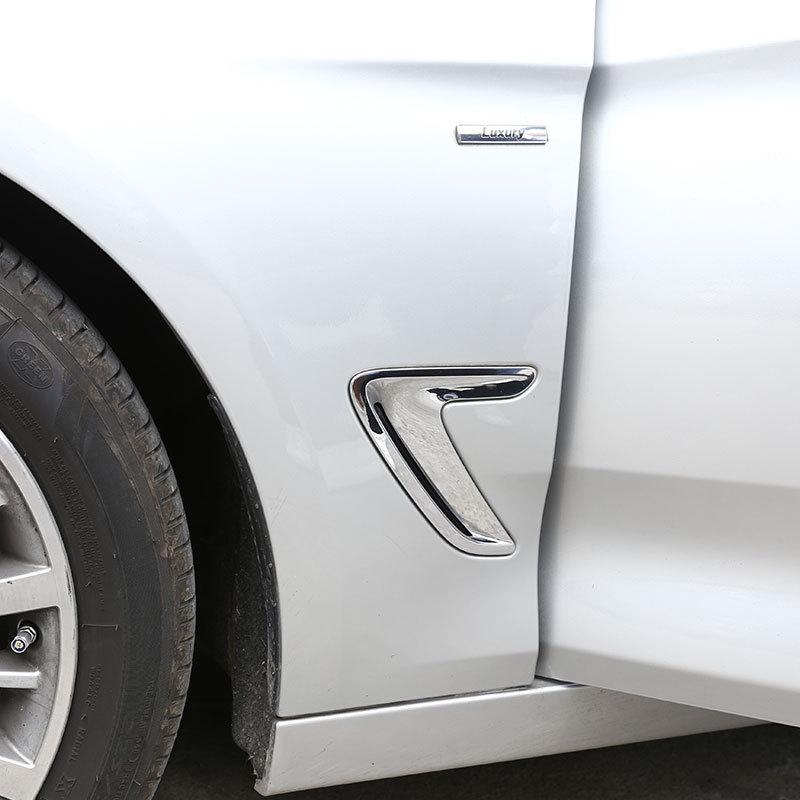 For BMW 3 Series GT Gran Turismo F34 2013-19 ABS Matt black Car Side Air Vent Cover Hood Bezel Fender Trim sticker Car accessory