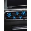 5 Pezzi Decorazione Strass a Forma di Fiore Cristallo Artificiale Clip per Bocchetta Aria Auto