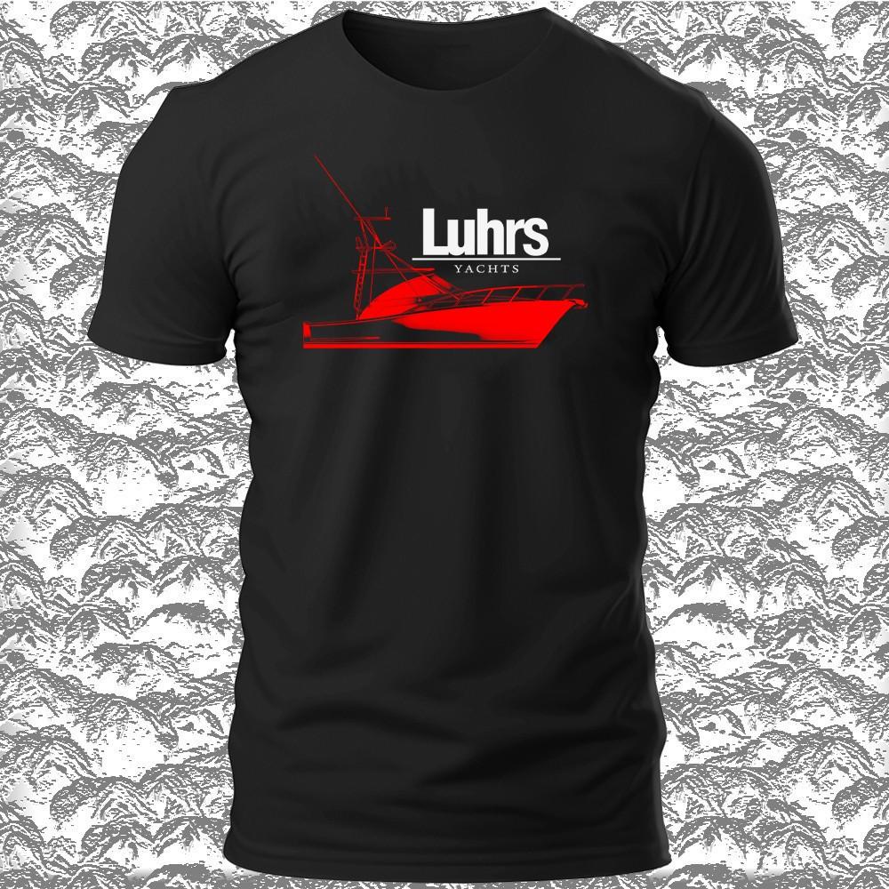 Luhrs Yachts Logo Funny T-Shirt Size S-5XL Made in the USA Unisex T-Shirt M