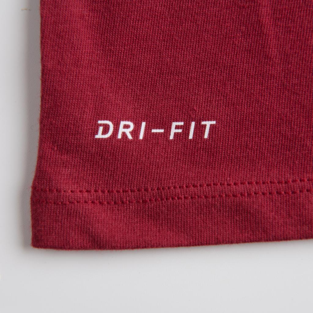 Nike NBA Collaboration Cleveland Cavaliers Dri-Fit T-Shirt Classic Team Logo Print Quick-Dry Crew Neck Short Sleeve Kids Tops Red 3Z2B711E1-CAV