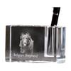 Belgian Shepherd Dog, Belgian Sheepdog – Pen stand, crystal organiser with dog photo | Art-Dog