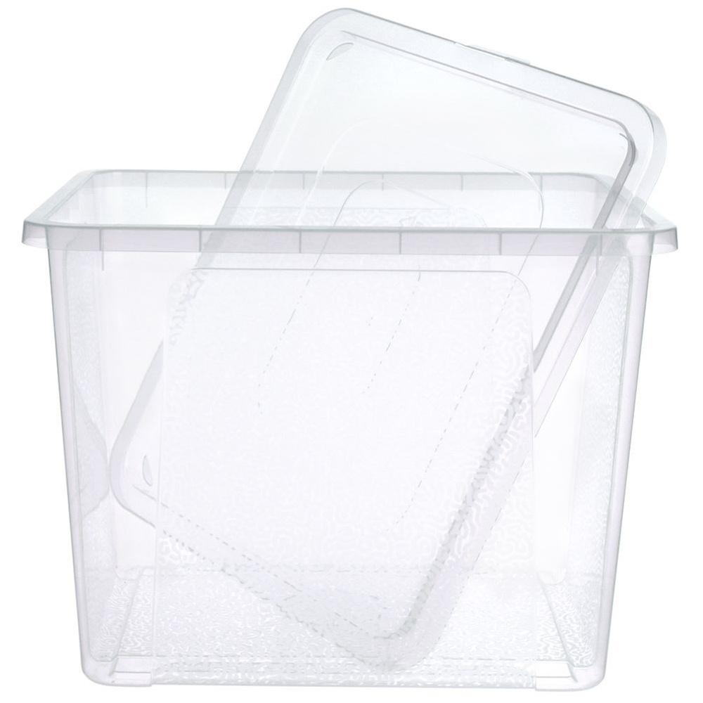 Plastic Storage Container Large Toy Box 30l Lid