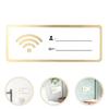 Acrylic WIFI Password Board Handwriting WIFI Signage WIFI Signs Plaques  Hotel
