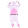 Pink Blue Stitch Animal Cartoon Fleece Onesie Pajamas for Couples - Autumn/Winter Collection