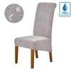 Water-Repellent Anti-Slip Office Chair Cover Universal Patterned Sleighback Chair Slipcovers Luxury Stretchable Seat Cover