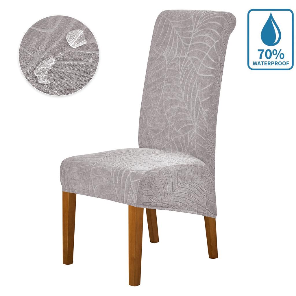 Water-Repellent Anti-Slip Office Chair Cover Universal Patterned Sleighback Chair Slipcovers Luxury Stretchable Seat Cover