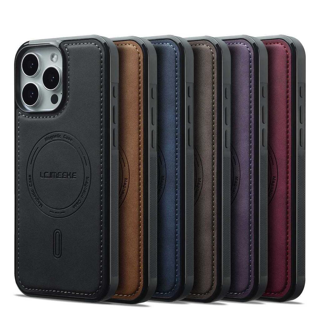 The New Model Is Suitable for IPhone16Promax, Apple 15pro Magnetic Phone Case, Drop-proof 14Plus, and Business 17Air