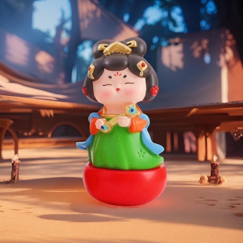 Kreative Figur einer Dame der Tang-Dynastie: Nationaler Tide-Stil Desktop-Ornament