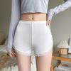 Safety Pants In and Out of Summer Women's Anti-slip Thin Ice Silk Lace Plus-size Three Point Stretch Slimming Leggings