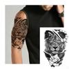 Waterproof  Men'S Temporary Tattoos Tiger Lion Wolf Fake Tattoo For Women Men Arm Legs Sleeve Body Makeup Sticker