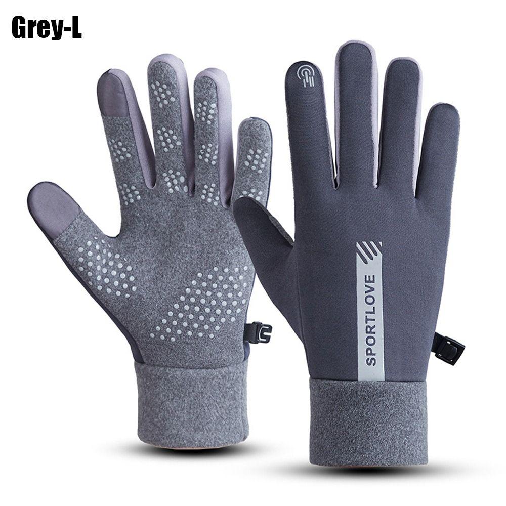 Outdoor Touch Screen Riding Cycling Cold Proof Windproof Full Finger Mittens Winter Gloves