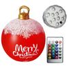 60cm Christmas Tree Hanging Ornament PVC Glow Outdoor Toy Ball Home Garden Christmas Inflatable Ball New Year Party Decoration