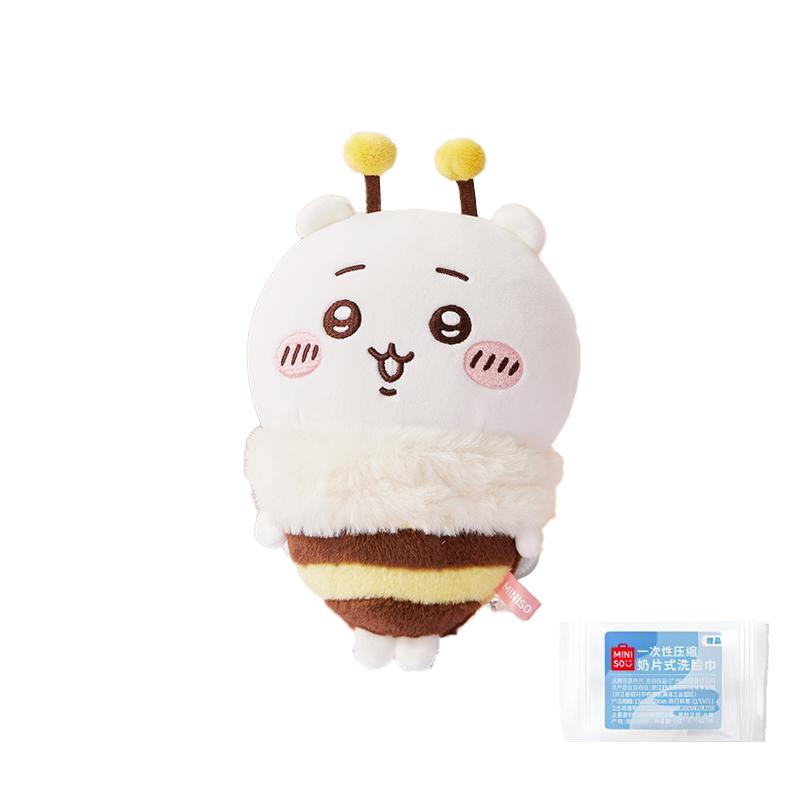 MINISO x Chiikawa Usagi Hachiware Chiikawa Сезон Сакуры Пчела Куклы Плюшевая Кукла Высота 13,5 см Кукла