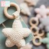 Bite Bites 1 Pièce Mobile Étoile Amigurumi Pour Lit de Bébé Jouets Suspendus Jouets Hochet Bébé Amusant Éducatif Bambin Crochet Jouet pour Enfants