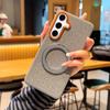 Applicable to Samsung s11 mobile phone case with bracket rotating galaxys11/s11 magnetic case s11ultra cloth pattern case