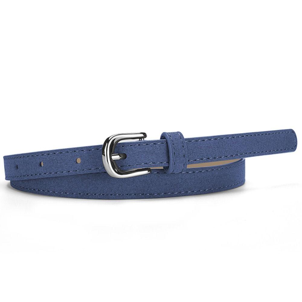Luxury Design Business Waist Belt Casual Waistband Trendy Suede Leather Belt  For Women