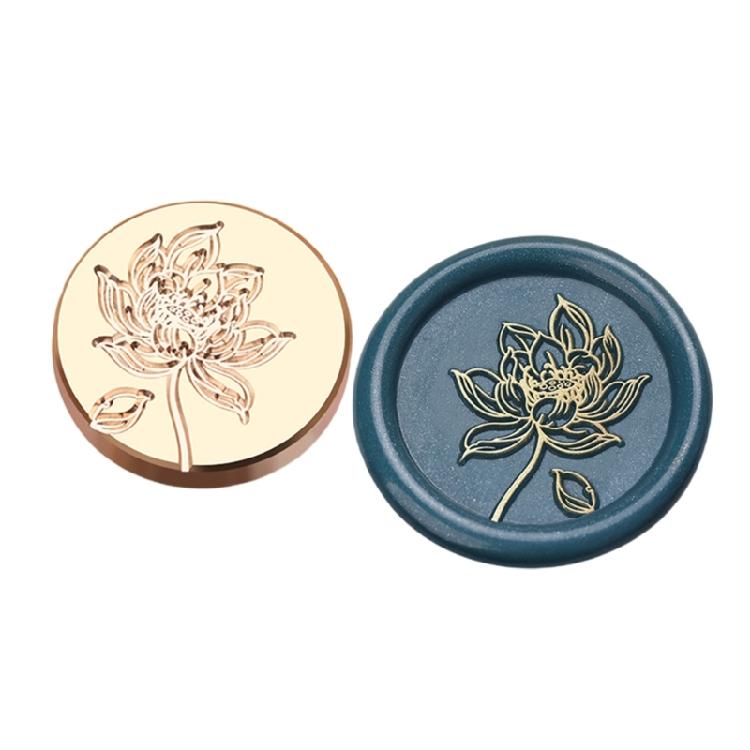 Чеснок Восковая Печать Декоративная Печать Серия Цветов Печать Воском Латунная Головка для Свадебного Скрапбукинга Декорации