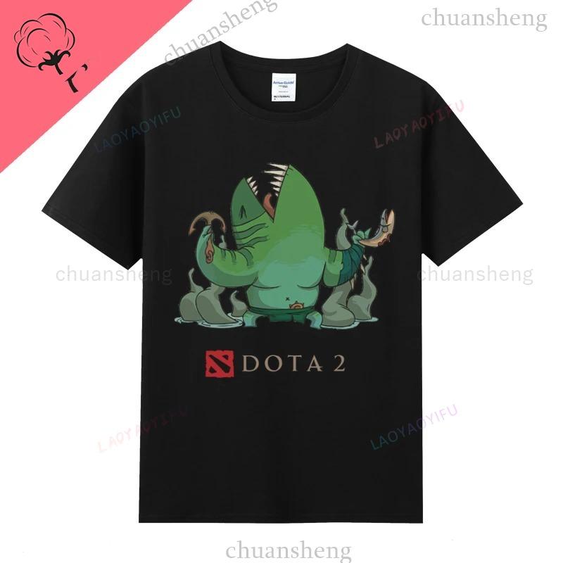 Футболки Dota 2 Игровой Герой Печатная Футболка Топ Shadow Fiend Pudge Axe Slardar Sven Wraith King Cent Phoenix Унисекс Одежда S