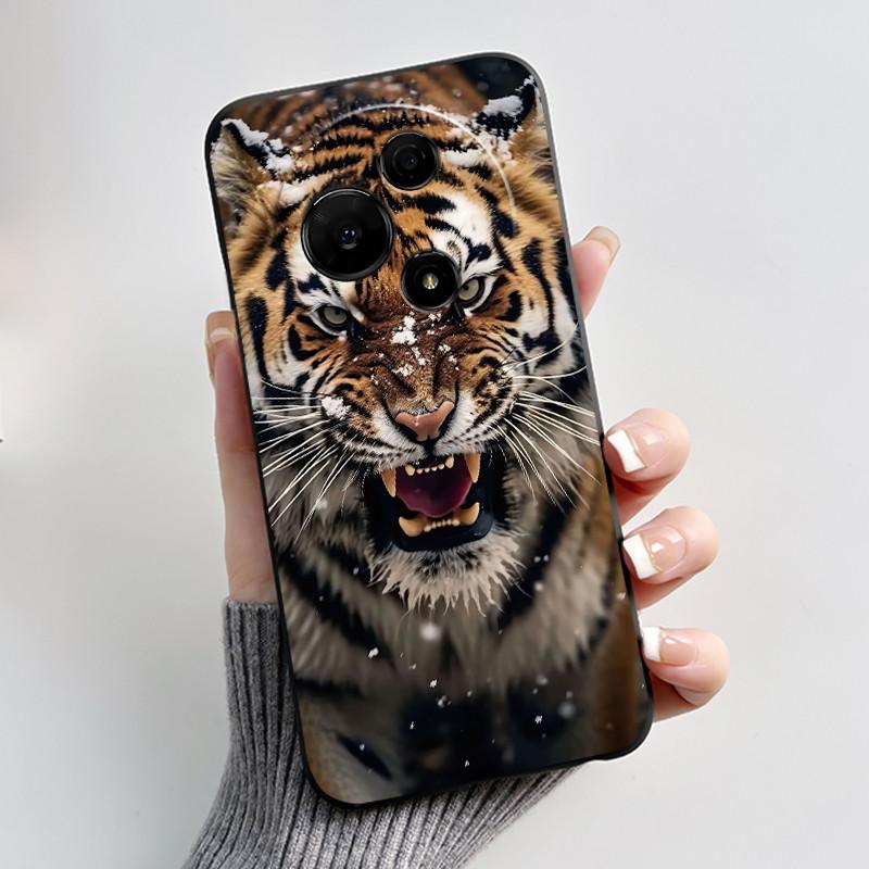 Casing For TCL 60 NxtPaper 4G / TCL 60 SE NxtPaper Case Luxury Dragon Cute Cool Boys Girls Black Matte Soft Silicone Back Cover