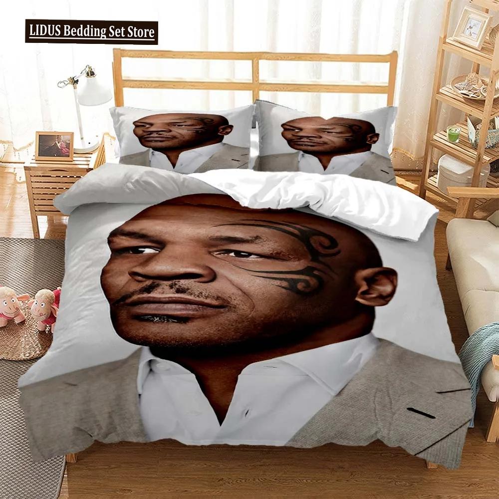Mike Tyson Boxchampion Bettwäscheset Jungen Mädchen Twin Queen Size Bettbezug Kissenbezug Bett Kinder Erwachsene Heimtextil