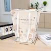 Flower Cake Dessert Packaging Box Portable Flower Gift Bag Kraft Paper Holder Photo Favor Drink Carrier With Handle