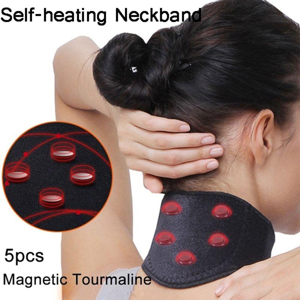 Massager Neck Relaxation Warmer Neck Care Collar Neck Support Magnetic Neckband Self-heating Pad