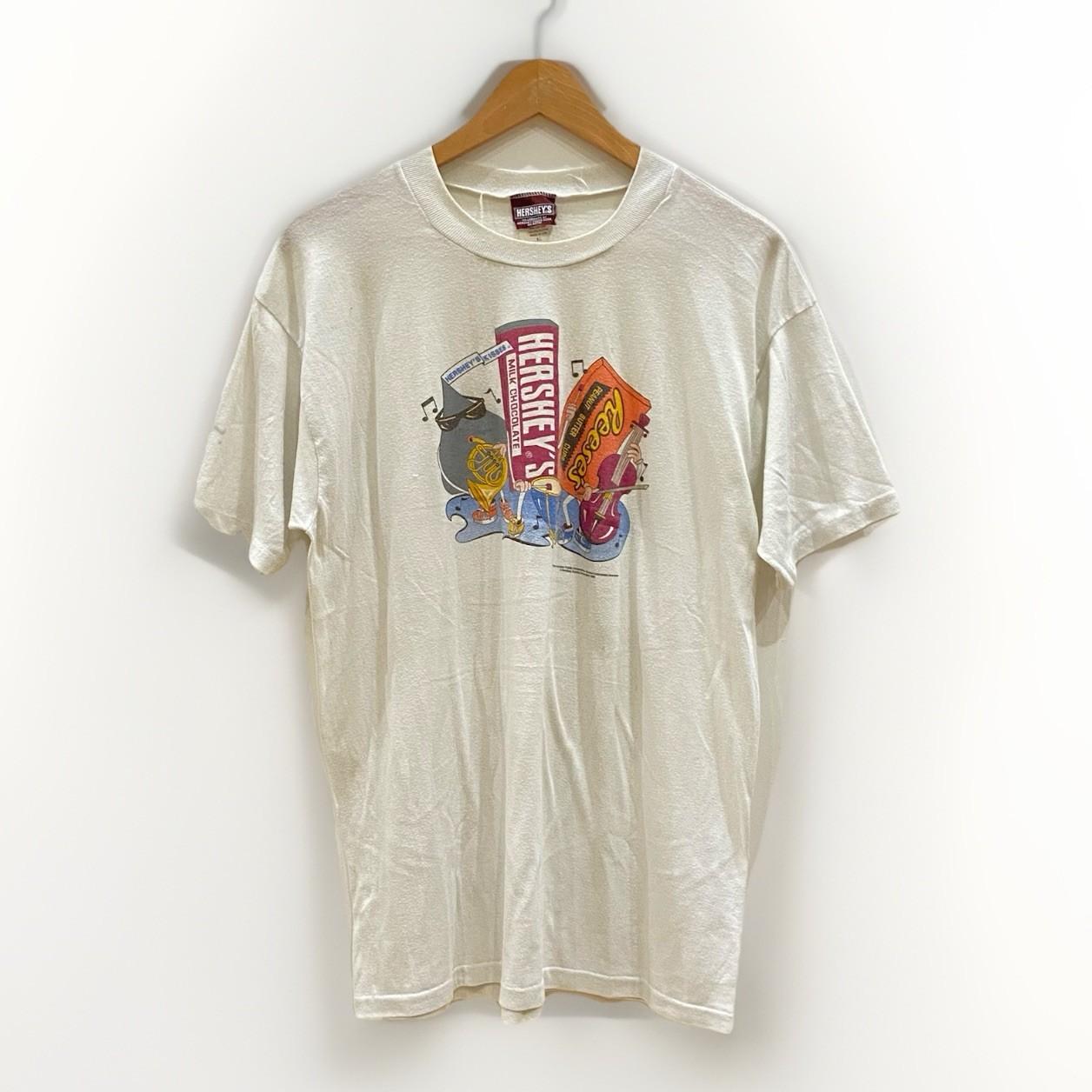 Vintage 90s Hershey’s Chocolate T Shirt Men’s Large 1990 Single Stitch USA Unisex T-Shirt XXXXL