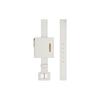 Jacquemus Logo Adjustable Buckle Leather Waist Bag Women bags White 211AC15211300100