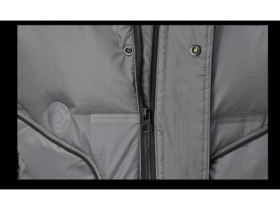 Men's Hooded Winter Down Jacket - Thick, Warm, and Fashionable