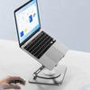 Foldable Computer Stand with Ventilation Holes Heat Dissipation Adjustable Rotations Height for 15.6inch Laptops