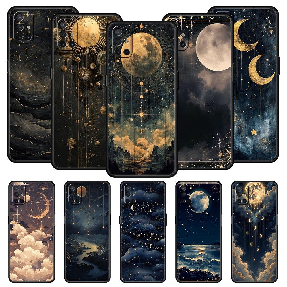 Phone Case For Oneplus 13R 13 12 10T 11 R10 Nord N100 N200 N10 9 9R CE 2 3 Z Pro Lite 5G Soft TPU Cover Fashion Starry Sky Stars