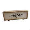 Coffee Bar Light Frame with Desk Lamp for Bedroom Decor