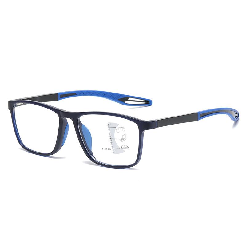 Spring Foot Sports Reading Glasses Anti-Blue Light Far And Near Progressive Multi-Focus Looking Far And Near Reading Glasses