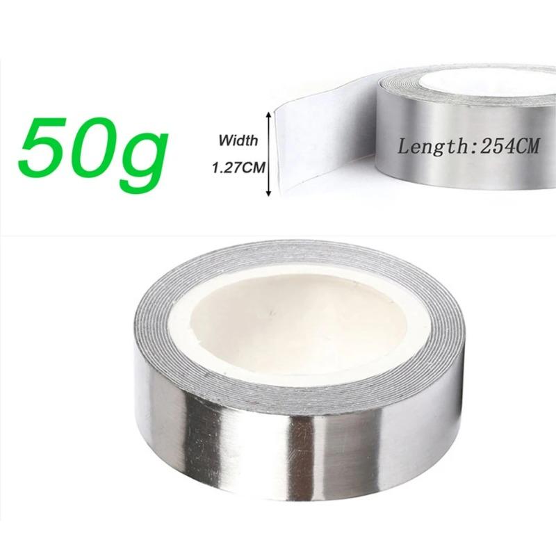 1/2Roll High Density Lead Self-Adhesion Golf Club Lead Tape 30g 50g 100g For Wood Iron Putter Wedge Clubs Head Tennis Lead Tapes