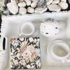 20-ct 6.5 Black Rose Floral Napk for Decoupage - Decorative Paper for Mother's Day, Shabby Chic Dinner - Kate